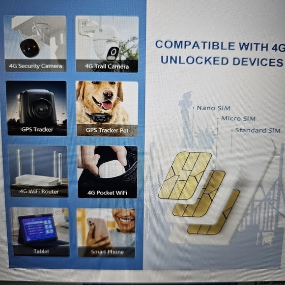 NWT Talksim 4Glte Double Network Data Sim Card. Pay as you go - Picture 4 of 9